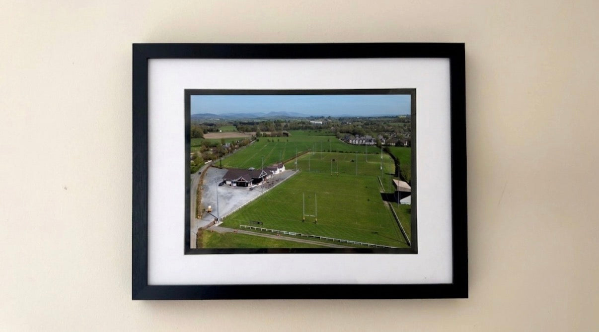 Carlow Rugby Club - Premium Framed Drone Print