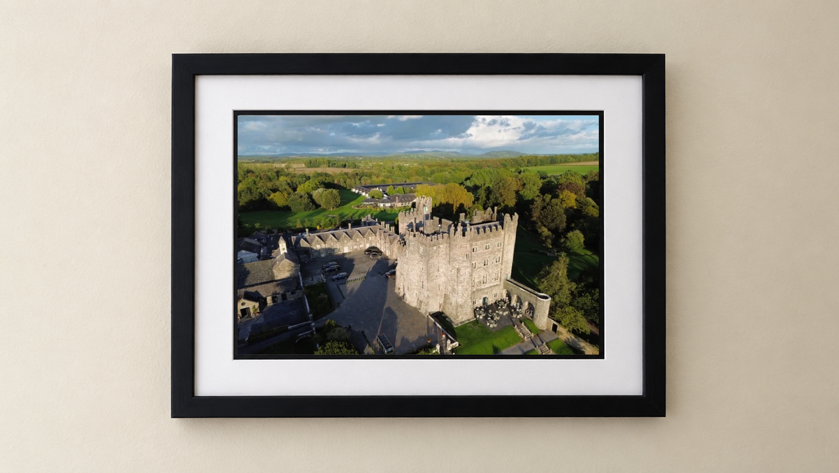 Kilkea Castle 2.0 - Premium Framed Drone Print