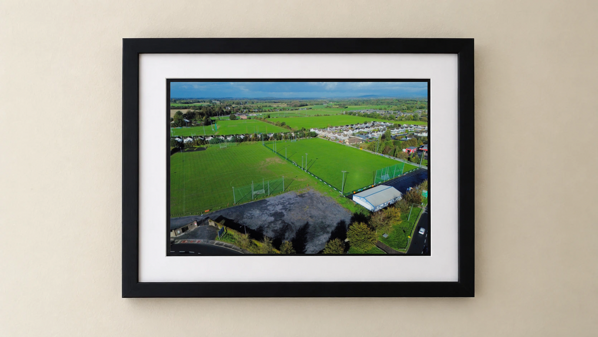 O’Hanrahans GAA - Premium Framed Drone Print